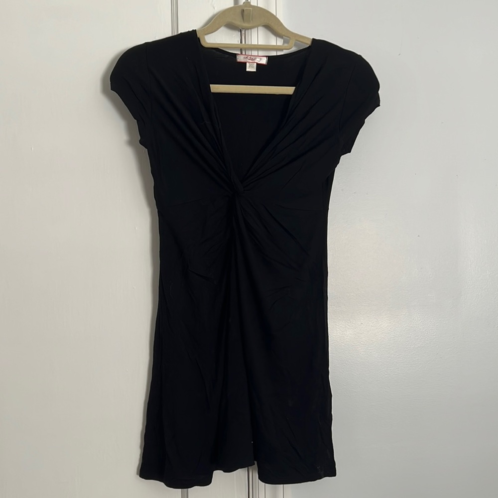 Urban Outfitters Lux coral twisted minidress size small.